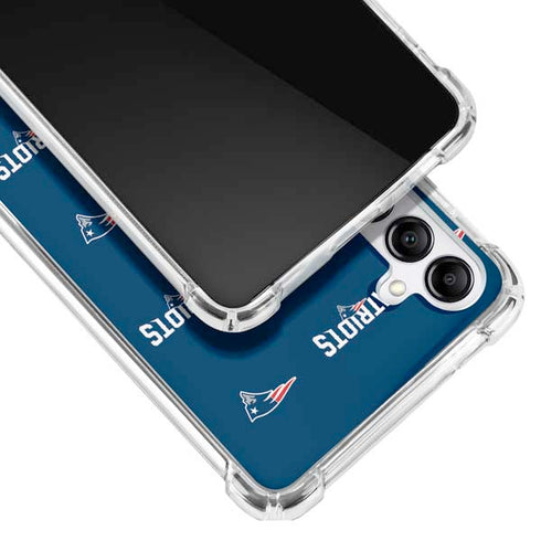 NFL New England Patriots Blitz Series Galaxy A14 5G Clear Case