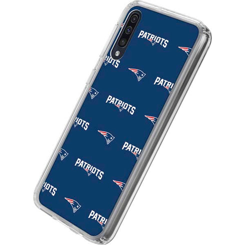 NFL New England Patriots Blitz Series Galaxy A50 Clear Case