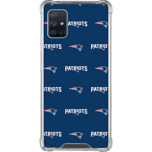 NFL New England Patriots Blitz Series Galaxy A51 5G Clear Case