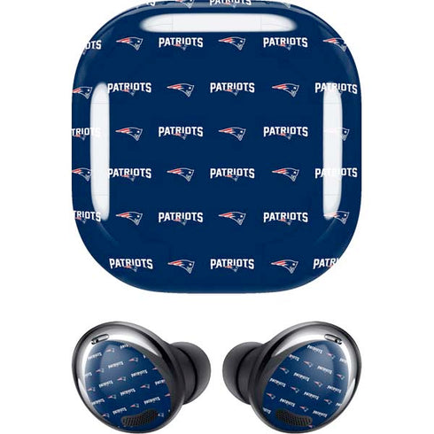 NFL New England Patriots Blitz Series Galaxy Buds Pro Skin