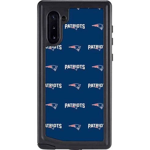NFL New England Patriots Blitz Series Galaxy Note 10 Waterproof Case