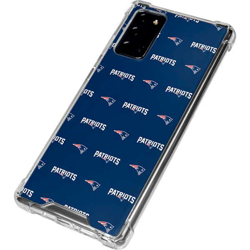 NFL New England Patriots Blitz Series Galaxy Note20 5G Clear Case