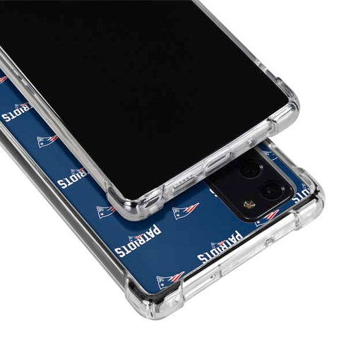 NFL New England Patriots Blitz Series Galaxy Note20 5G Clear Case