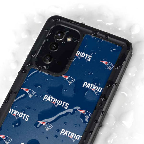 NFL New England Patriots Blitz Series Galaxy Note20 5G Waterproof Case