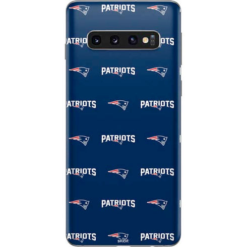 NFL New England Patriots Blitz Series Galaxy S10 Skin