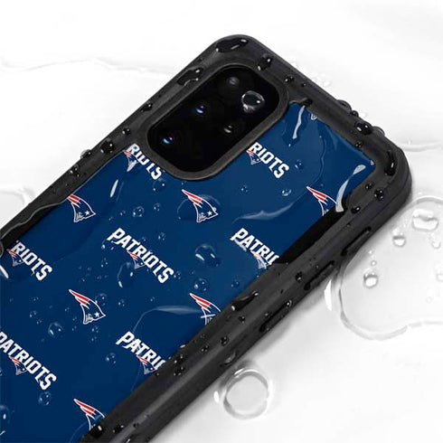 NFL New England Patriots Blitz Series Galaxy S20 Plus Waterproof Case