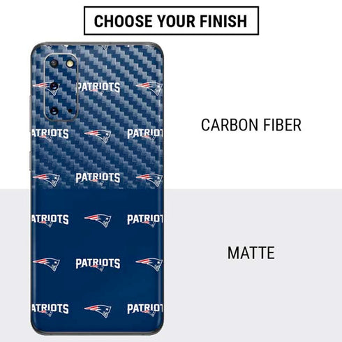 NFL New England Patriots Blitz Series Galaxy S20 Skin