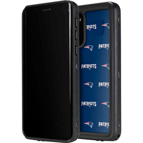 NFL New England Patriots Blitz Series Galaxy S20 Waterproof Case