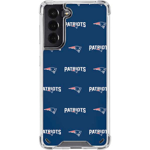 NFL New England Patriots Blitz Series Galaxy S21 5G Clear Case