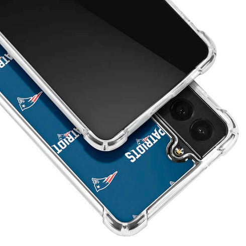 NFL New England Patriots Blitz Series Galaxy S21 5G Clear Case