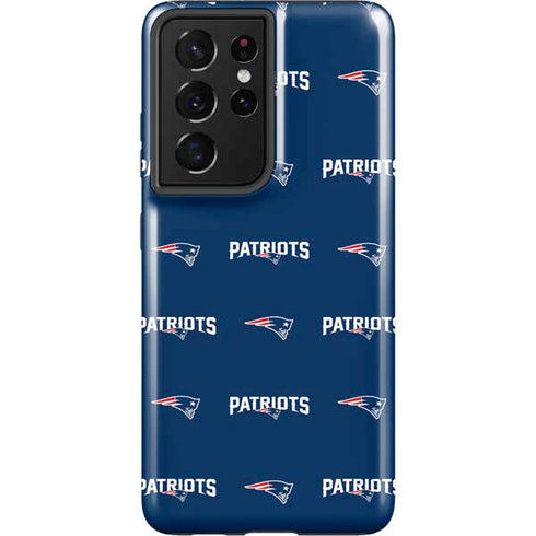 NFL New England Patriots Blitz Series Galaxy S21 Ultra 5G Pro Case
