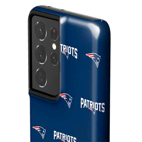 NFL New England Patriots Blitz Series Galaxy S21 Ultra 5G Pro Case