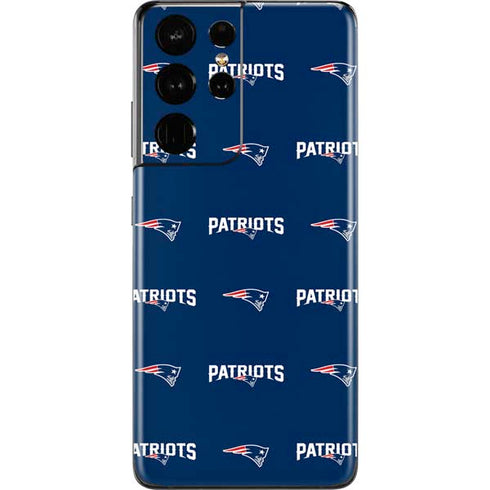 NFL New England Patriots Blitz Series Galaxy S21 Ultra 5G Skin