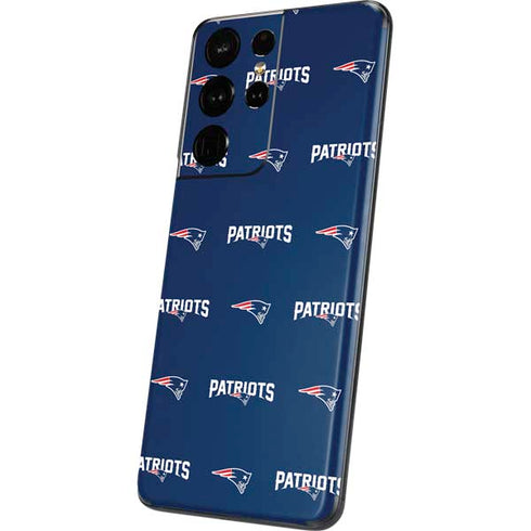 NFL New England Patriots Blitz Series Galaxy S21 Ultra 5G Skin