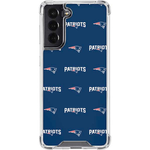 NFL New England Patriots Blitz Series Galaxy S22 Clear Case