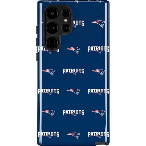 NFL New England Patriots Blitz Series Galaxy S22 Ultra Pro Case