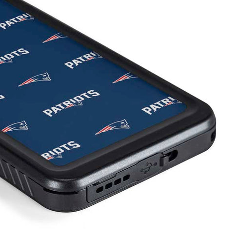 NFL New England Patriots Blitz Series Galaxy S23 Plus Waterproof Case
