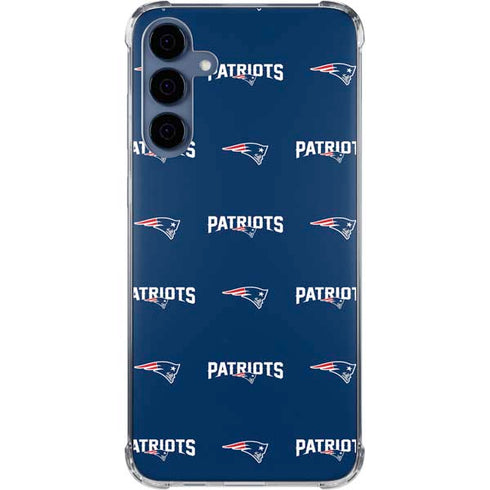 NFL New England Patriots Blitz Series Galaxy S24 Clear Case