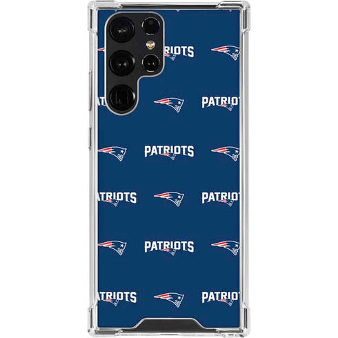 NFL New England Patriots Blitz Series Galaxy S24 Ultra Clear Case