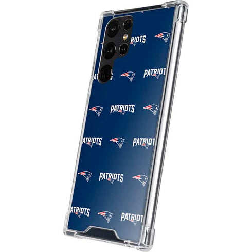 NFL New England Patriots Blitz Series Galaxy S24 Ultra Clear Case