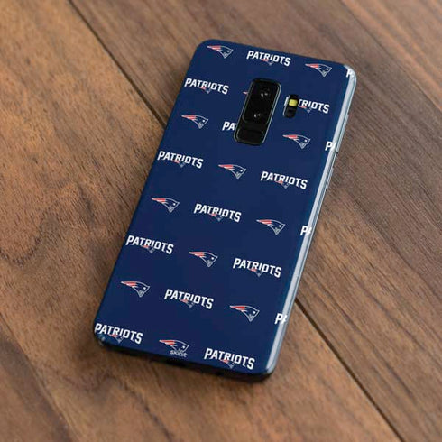 NFL New England Patriots Blitz Series Galaxy S9 Plus Skin