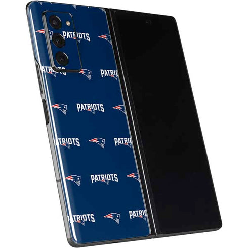 NFL New England Patriots Blitz Series Galaxy Z Fold2 5G Skin