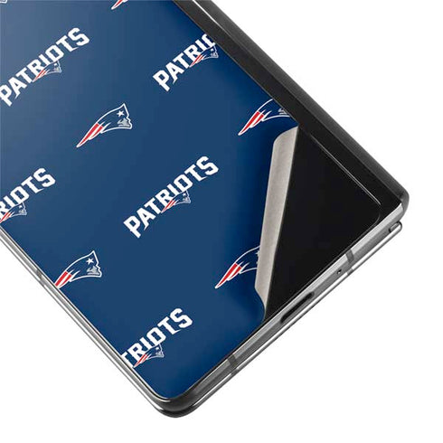 NFL New England Patriots Blitz Series Galaxy Z Fold2 5G Skin