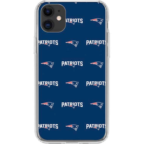 NFL New England Patriots Blitz Series iPhone 11 Clear Case