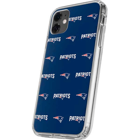 NFL New England Patriots Blitz Series iPhone 11 Clear Case