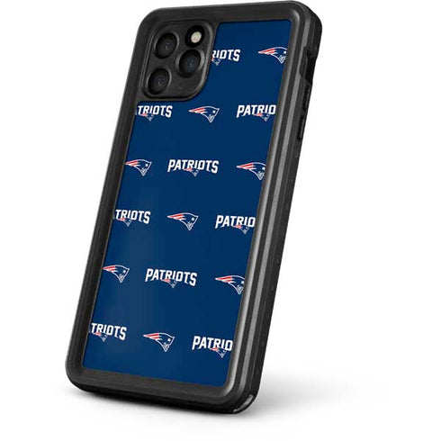 NFL New England Patriots Blitz Series iPhone 11 Pro Max Waterproof Case