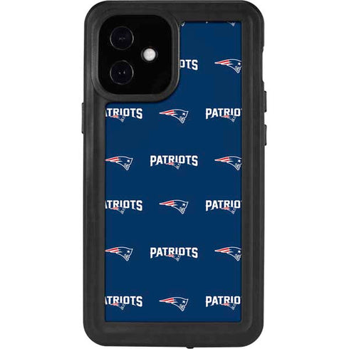 NFL New England Patriots Blitz Series iPhone 12 Mini Waterproof Case