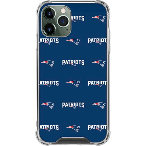 NFL New England Patriots Blitz Series iPhone 12 Pro Max Clear Case