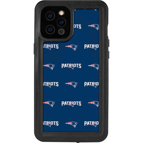 NFL New England Patriots Blitz Series iPhone 12 Pro Max Waterproof Case