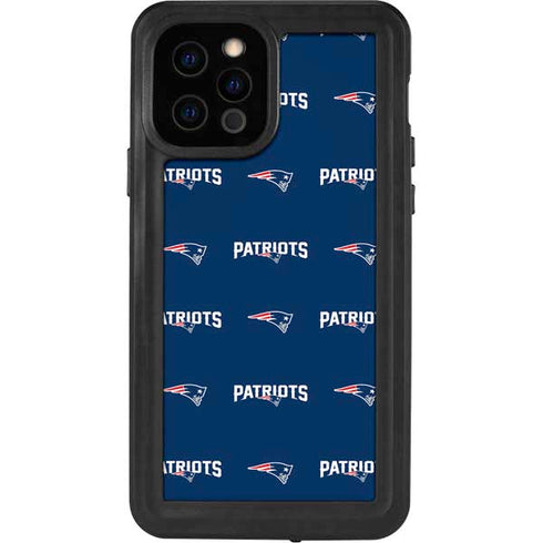 NFL New England Patriots Blitz Series iPhone 12 Pro Waterproof Case