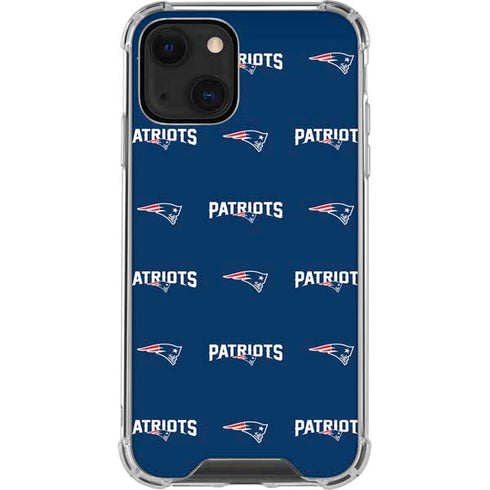 NFL New England Patriots Blitz Series iPhone 13 Clear Case