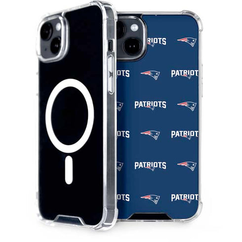 NFL New England Patriots Blitz Series iPhone 15 MagSafe Case
