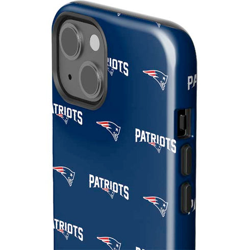 NFL New England Patriots Blitz Series iPhone 15 Impact Case