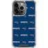 NFL New England Patriots Blitz Series iPhone 14 Pro Clear Case