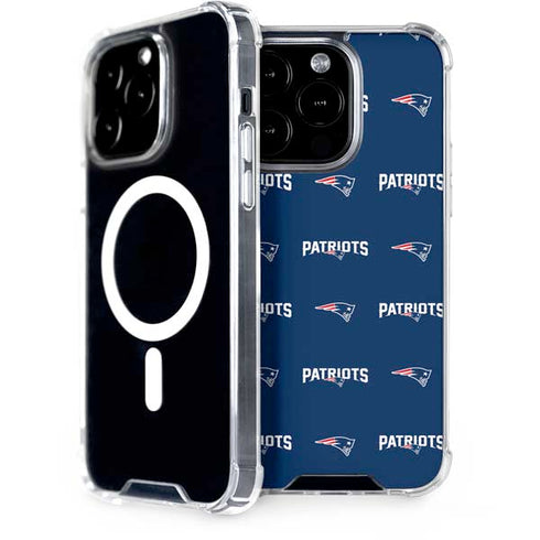 NFL New England Patriots Blitz Series iPhone 15 Pro MagSafe Case
