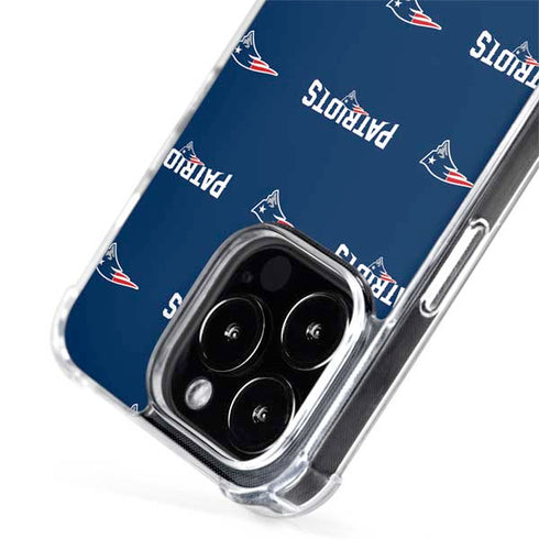 NFL New England Patriots Blitz Series iPhone 15 Pro MagSafe Case