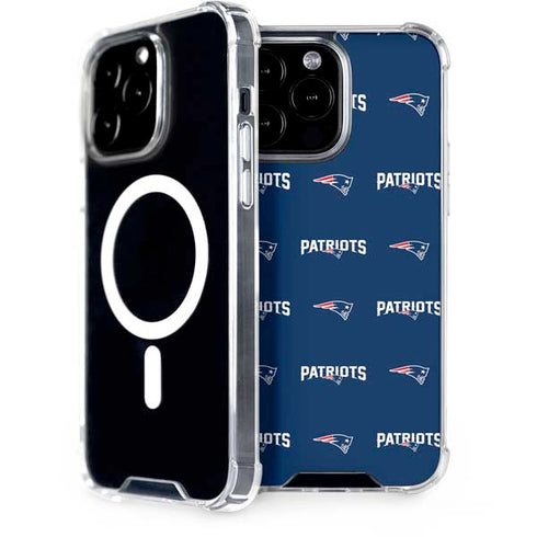 NFL New England Patriots Blitz Series iPhone 15 Pro Max MagSafe Case