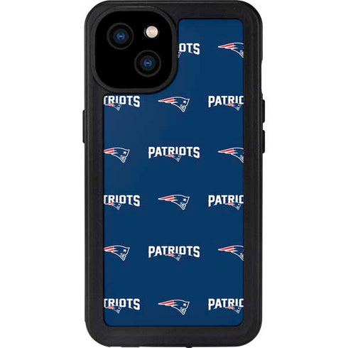 NFL New England Patriots Blitz Series iPhone 15 Plus Waterproof Case