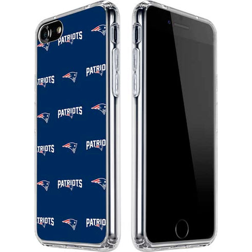 NFL New England Patriots Blitz Series iPhone SE (2nd & 3rd Gen) Clear Case