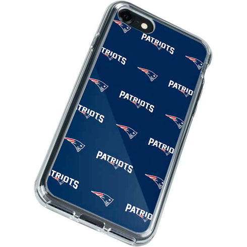 NFL New England Patriots Blitz Series iPhone SE (2nd & 3rd Gen) Clear Case