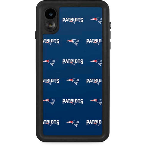 NFL New England Patriots Blitz Series iPhone XR Waterproof Case