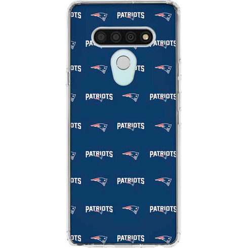 NFL New England Patriots Blitz Series LG Stylo 6 Clear Case