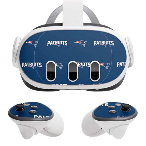 NFL New England Patriots Blitz Series Meta Quest 3 Skin