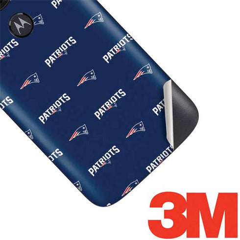 NFL New England Patriots Blitz Series Moto E5 Play Skin