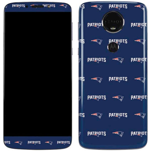 NFL New England Patriots Blitz Series Moto E5 Plus Skin