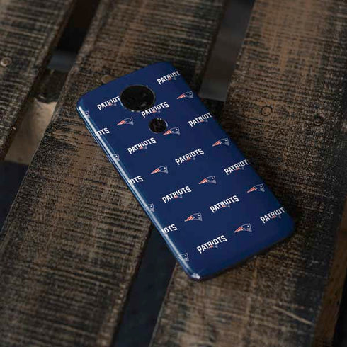 NFL New England Patriots Blitz Series Moto E5 Plus Skin